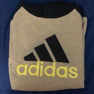 Blue and Green Adidas Hoodie